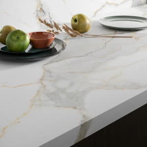 Spiek kwarcowy Laminam - czyli jak odwzorować naturalne wzory, zapominając o ograniczeniach kamienia