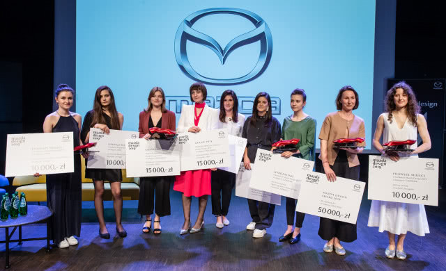 Laureaci jubileuszowej edycji konkursu Mazda Design 2019.