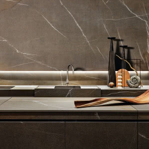 Spiek kwarcowy Laminam - czyli jak odwzorować naturalne wzory, zapominając o ograniczeniach kamienia