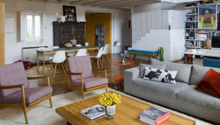 Mieszkanie na poddaszu kamienicy w Madrycie