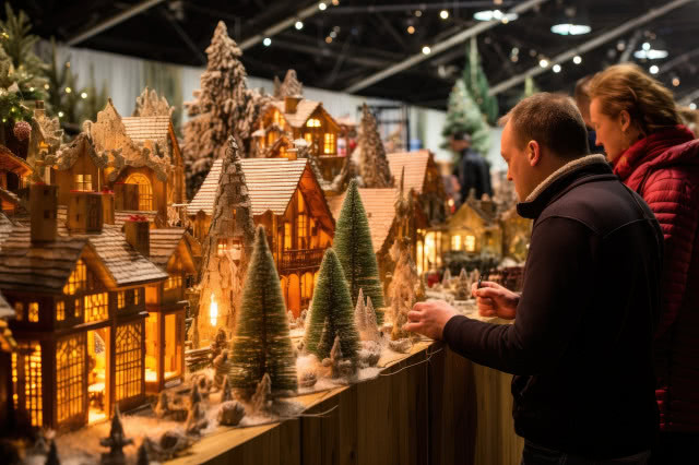 Norymberga - stragan z szopkami