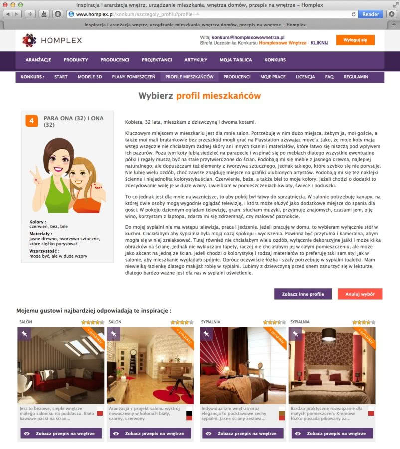 homplexowewnetrza.pl - profil wirtualnych...
