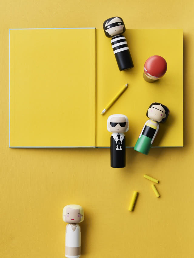 Kolekcja laleczek Kokeshi