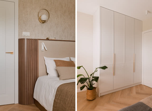 Sypialnia w kolorach brązu