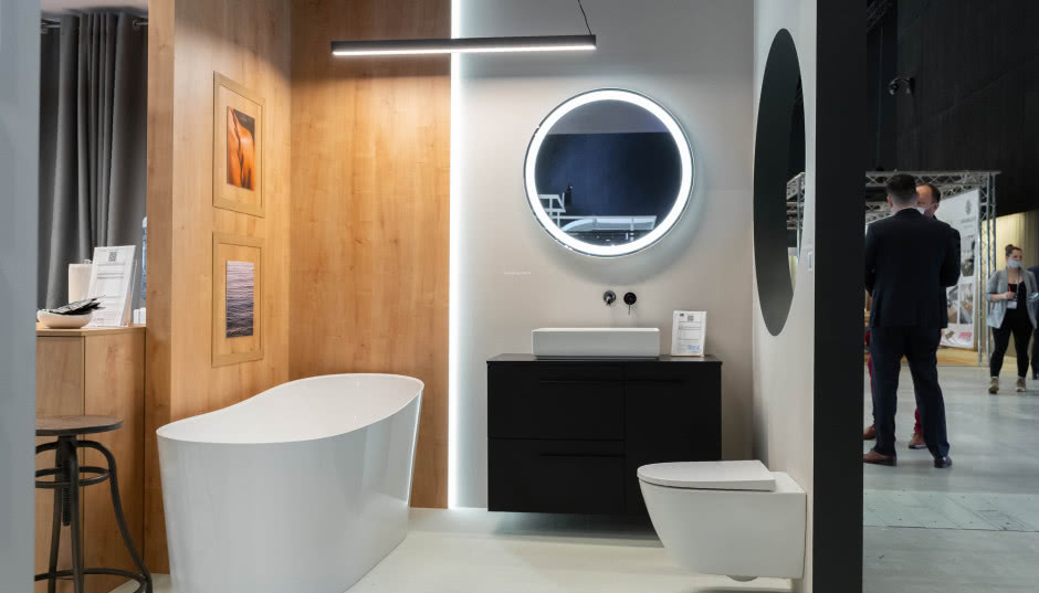 Kolory, materiały, wykończenia  i technologie na stoisku Roca podczas 4DD