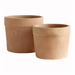 DONICE Z TERAKOTY wys. 27 i 39 cm, TineK, 750 zł/zestaw