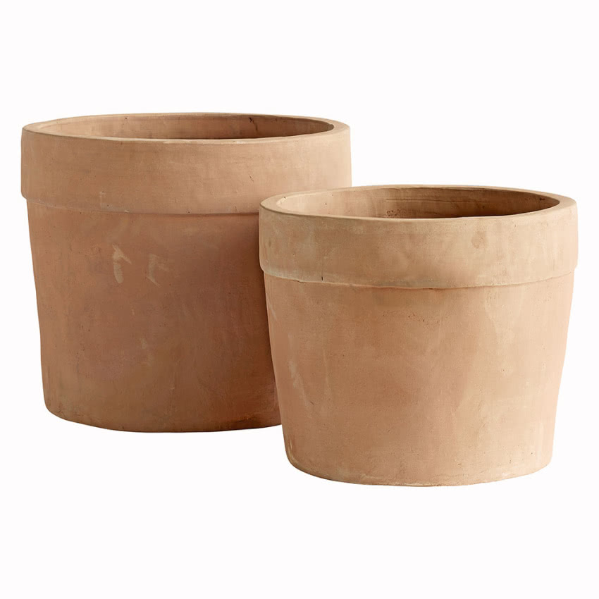 DONICE Z TERAKOTY wys. 27 i 39 cm, TineK, 750...