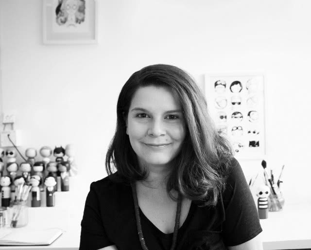 Projektantka laleczek Kokeshi