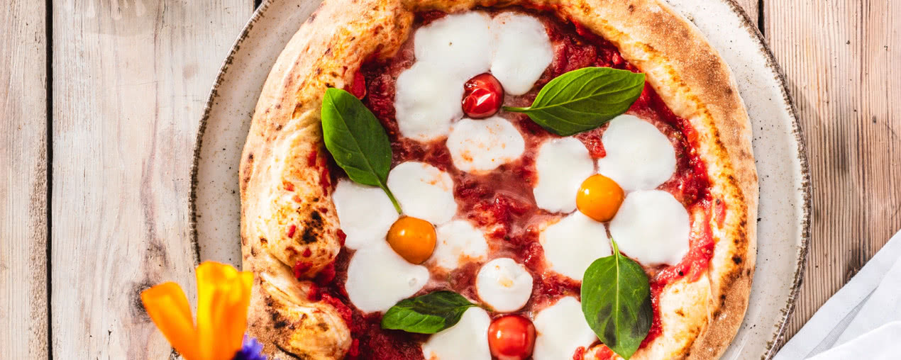 Pizza Veggie Flower