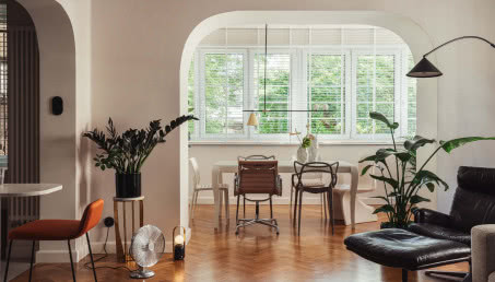 Mieszkanie w łódzkiej kamienicy. Takie wnętrza nigdy się nie zestarzeją!