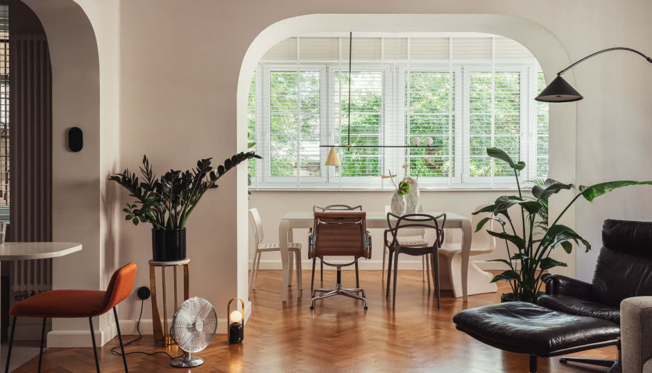 Mieszkanie w łódzkiej kamienicy. Takie wnętrza nigdy się nie zestarzeją!