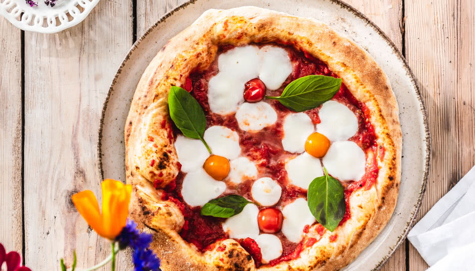 Pizza Veggie Flower
