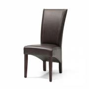 Krzesło Sandra tapicerowane skórą ekologiczną