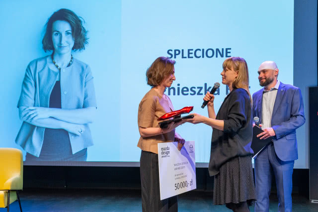 Wręczenie nagród, Agnieszka Bar, Alicja Patanowska, Szymon Sołtysik, Mazda Design 2019
