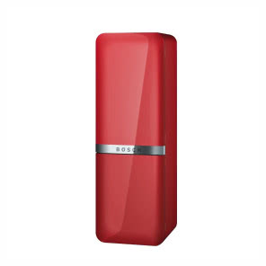 Retro lodówka czerwona