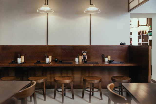 Drewniane wnętrze w japońskim stylu