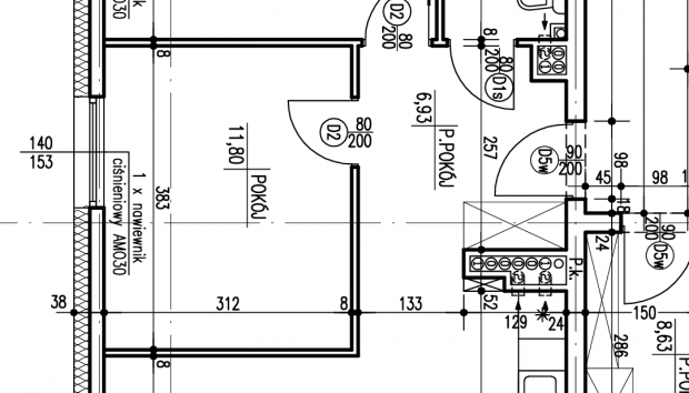 Rozmieszczenie mebli w salonie z aneksem