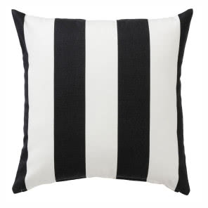 poszewka na poduszkę w biało-czarne pasy ikea