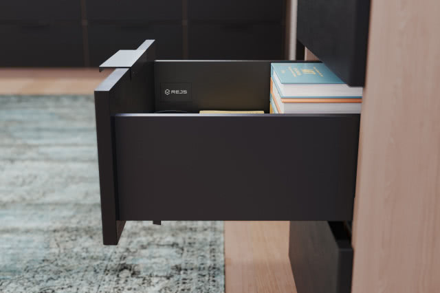 szuflada, książki, dywan