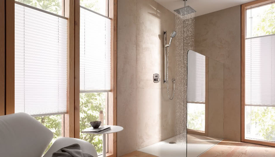 Jak w strugach deszczu - relaks pod prysznicem