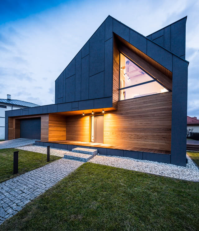 dom w stylu stodoły