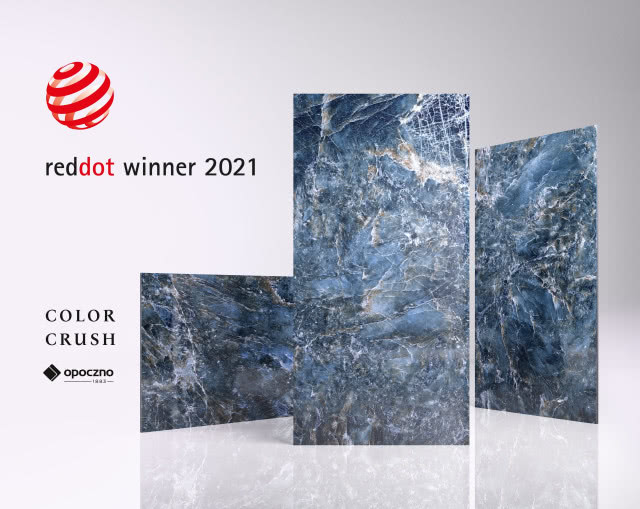 Kolekcja Color Crush Opoczno nagrodzona Red Dot Design Award 2021