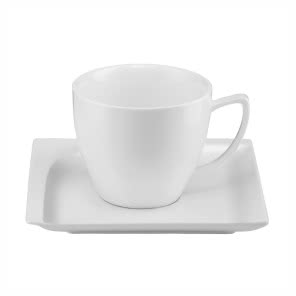 serwis kawowy 12 elementów biały