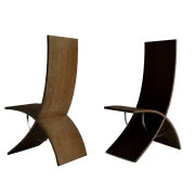 Gentle.
Rama krzesła wykonana z jasnego drewna,...