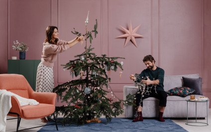 Choinka w trzech stylach - pomysły na stylizację