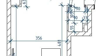 Rozplanowanie podłużnej kuchni