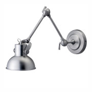 Stalowa lampa na ramieniu