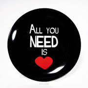 Koc z poduszką w kształcie serca, poliester,...