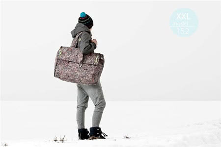 Anna Kasieczka - torba Metr64 - filc z recyclingu