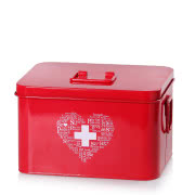 Koc z poduszką w kształcie serca, poliester,...