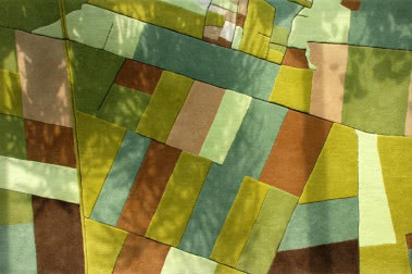 Dywan - krajobraz widziany z lotu ptaka