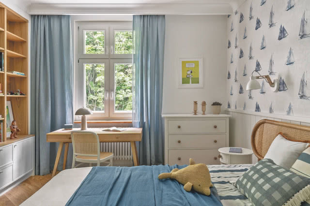 pokój dziecka w stylu marynistycznym