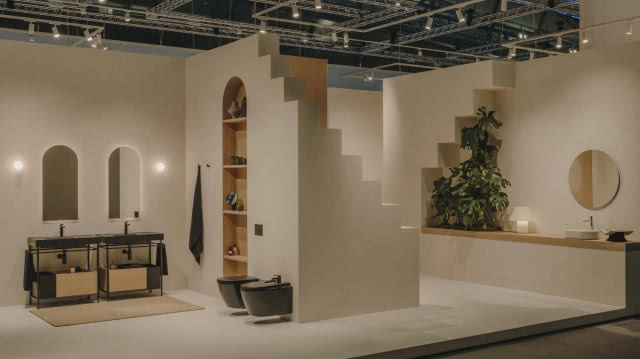 pawilon z umywalkami