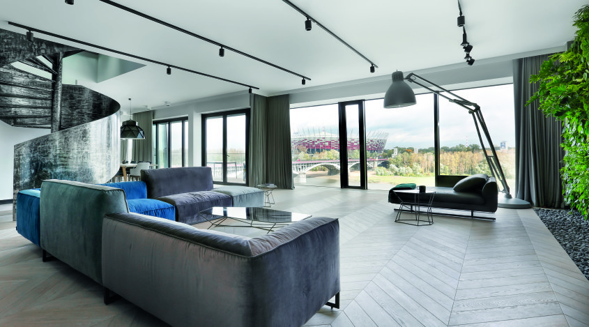 Warszawa - apartament z widokiem na Wisłę