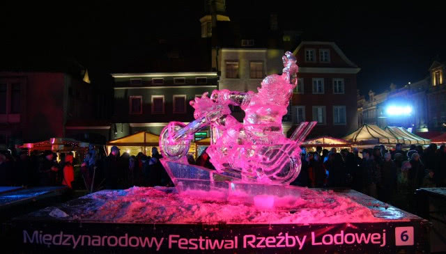 Festiwal Rzeźby Lodowej w Poznaniu