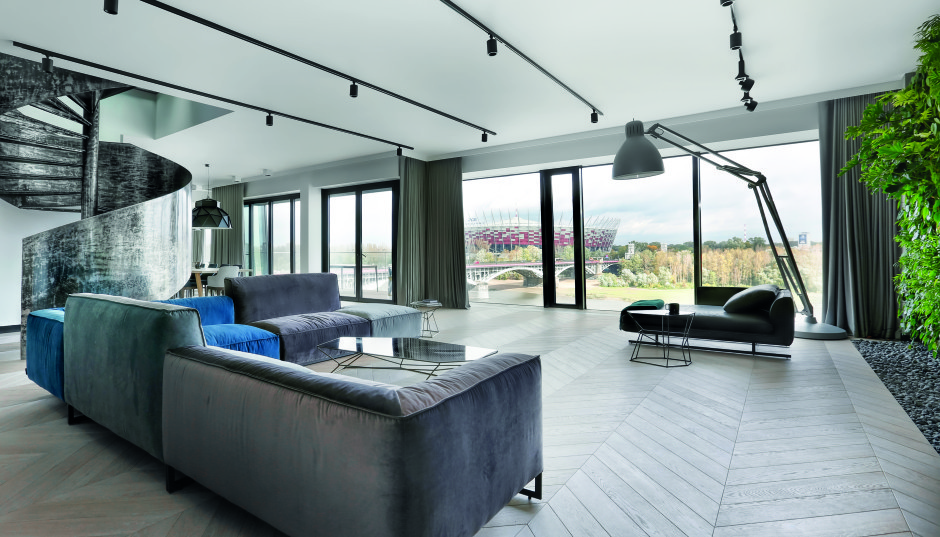 Warszawa - apartament z widokiem na Wisłę