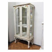 Witryna z motywem kwiatowym