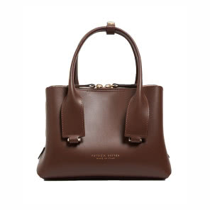 Skórzana torebka brązowa PATRIZIA ARYTON