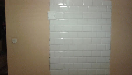 Aranżacja ściany z kaflami