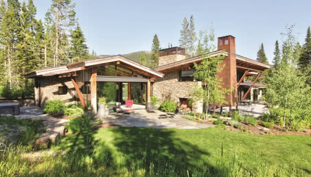 Amerykańska rezydencja w Montanie