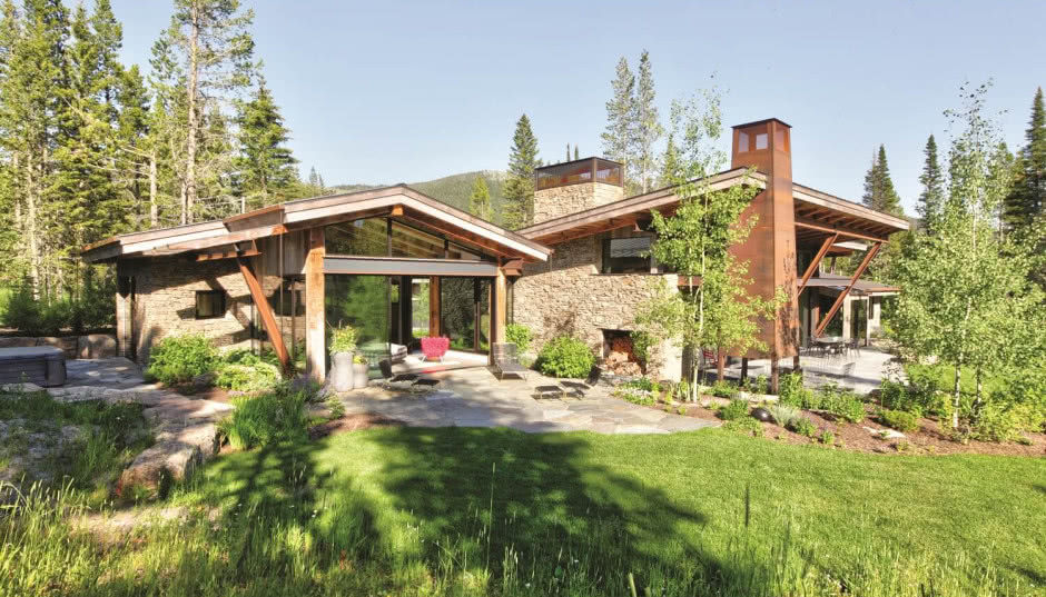 Amerykańska rezydencja w Montanie
