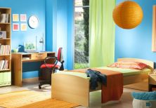 Pokój ucznia - ciepłe i chłodne kolory 