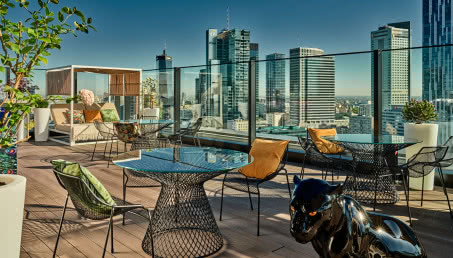 Ether - spektakularny bar na dachu NYX Hotel Warsaw już otwarty