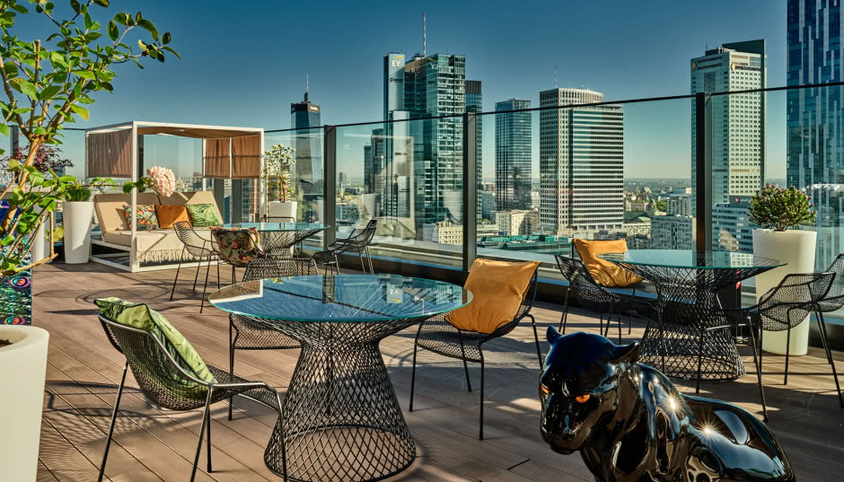 Ether - spektakularny bar na dachu NYX Hotel Warsaw już otwarty