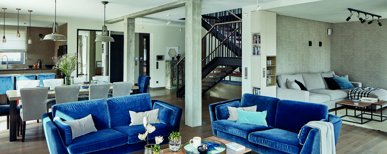 Subtelność betonu - dom w stylu loftowym