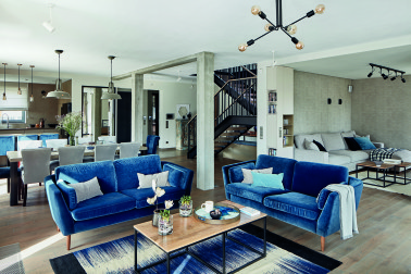 Subtelność betonu - dom w stylu loftowym